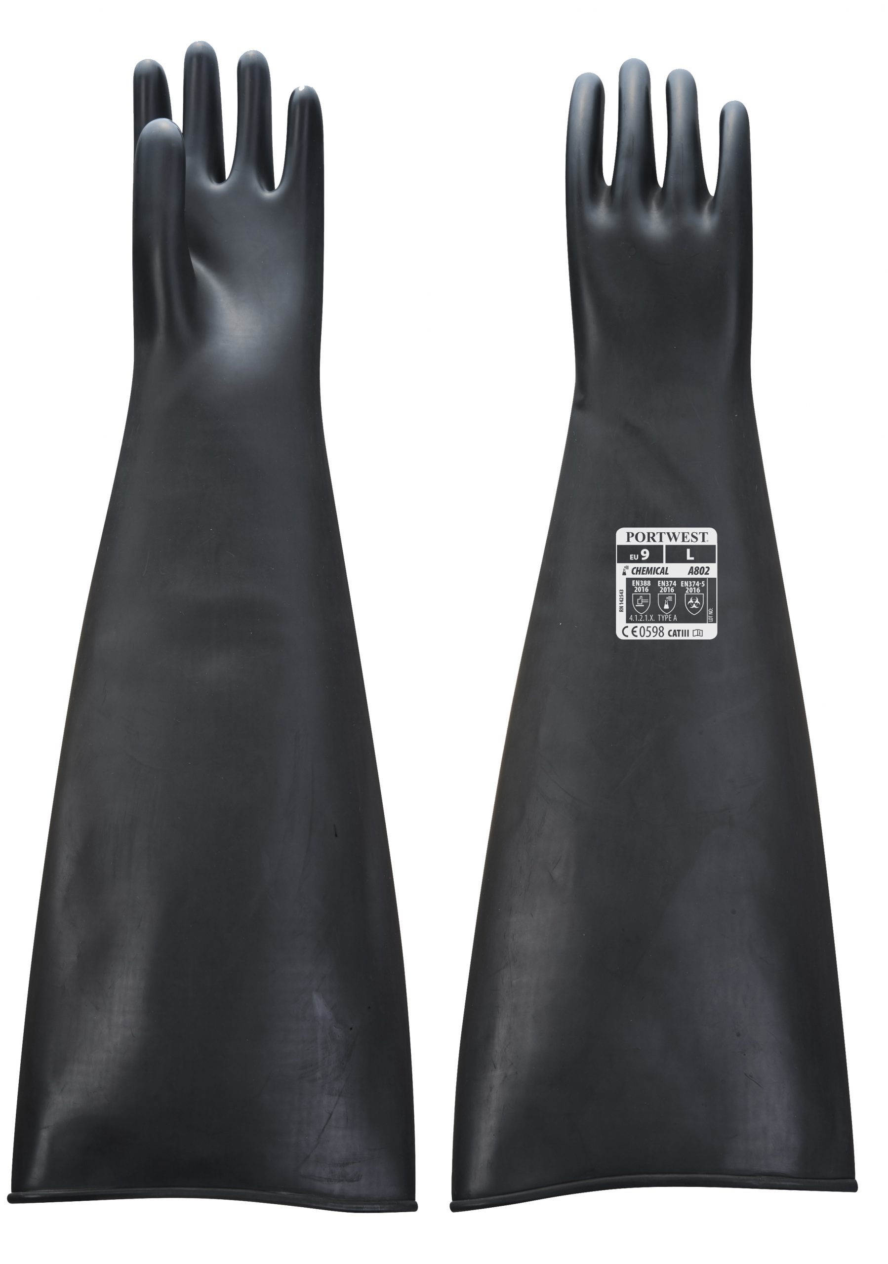 Gants De Protection Marigold Dp104 En Caoutchouc Naturel - 43,2 Cm, Résistants Aux Produits Chimiques